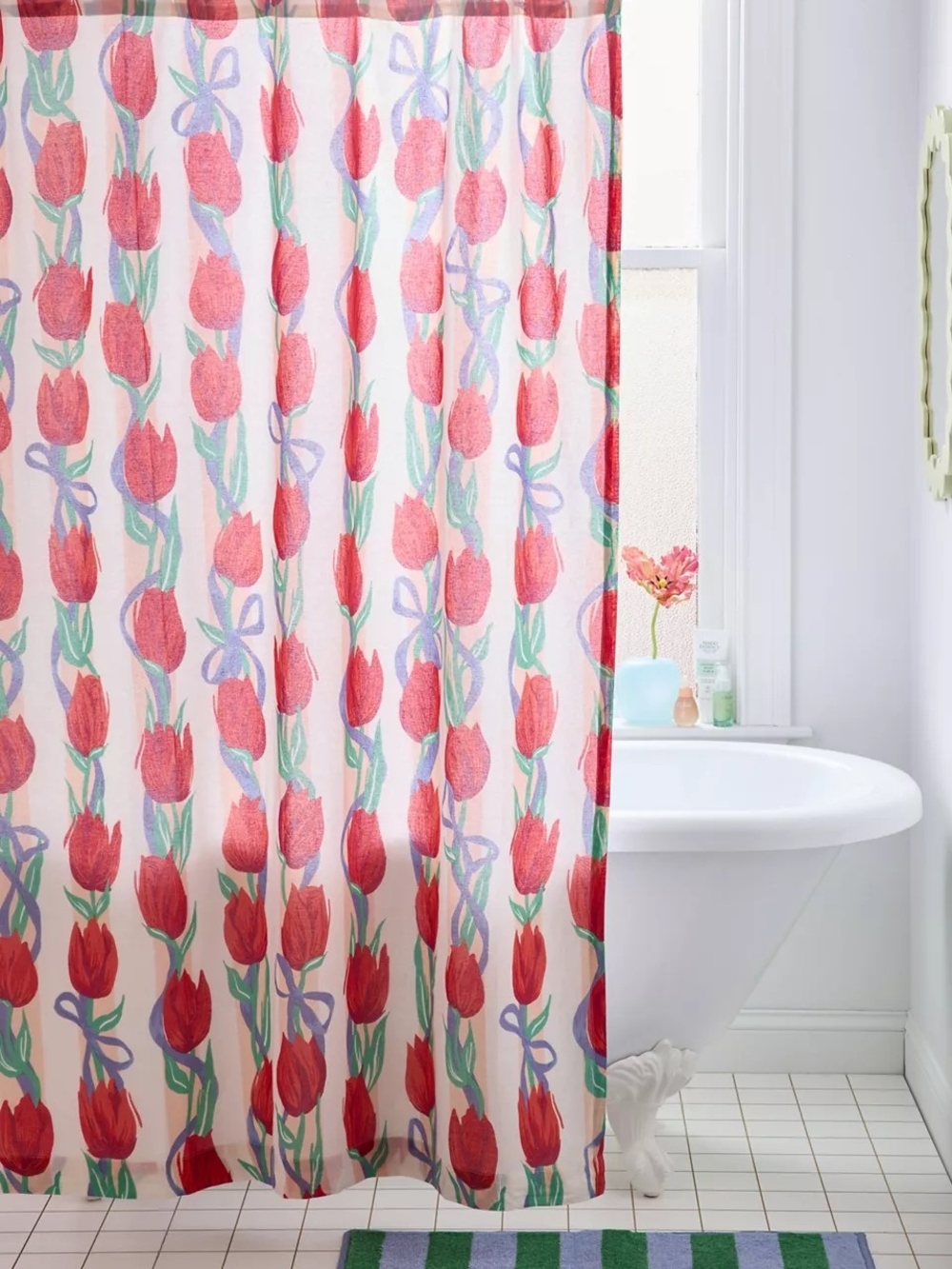 Urban Outfitters Kristin Tulip Shower Curtain
